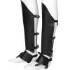 APLVFFZH Medieval Greaves Boots Shoes Cover for Knight Costume Accessory, Black, 45cmx22cm view 3