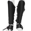 APLVFFZH Medieval Greaves Boots Shoes Cover for Knight Costume Accessory, Black, 45cmx22cm view 4