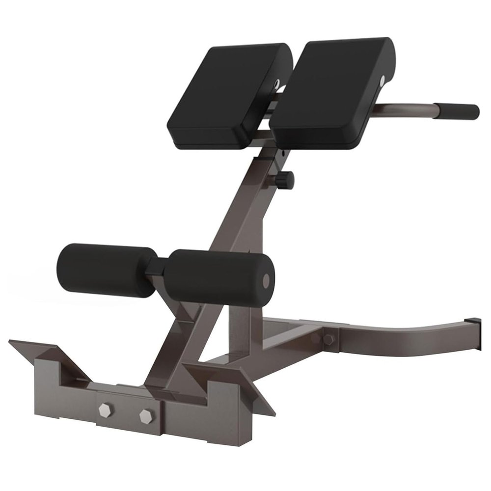 NineFit Basics Back Extension Bench Roman Chair With Height Adjustable Back Extension Bench Ab Bench Leg Strength Trainer Hyperextension Bench Gym Equipment Loads 660lbs