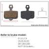 10 Pairs Bicycle Disc Brake Pads are Used/Fit for Shimano SRAM Avid Hayes Magura Company Bicycle Accessories (Color : 841) view 2