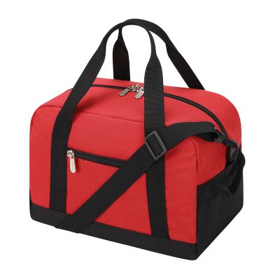 Apenze Small Gym Bag Carry On Bag - 12 in Mini Duffle Bag Lightweight for Overnight TravelRed)