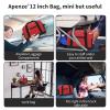 Apenze Small Gym Bag Carry On Bag - 12 in Mini Duffle Bag Lightweight for Overnight TravelRed) view 3