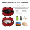 Apenze Small Gym Bag Carry On Bag - 12 in Mini Duffle Bag Lightweight for Overnight TravelRed) view 4