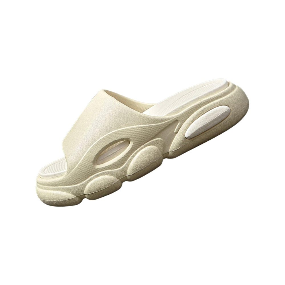 Deevoka EVA Slippers, Floor Slides Shoes, Open Toe Sandals, Platform Beach Slippers House Slippers for Summer, Beige 39 to 40, Multi