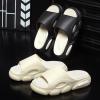 Deevoka EVA Slippers, Floor Slides Shoes, Open Toe Sandals, Platform Beach Slippers House Slippers for Summer, Beige 39 to 40, Multi view 4