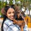 Brown Dog Ears and Tail Dog Ears Headband With Tail and Bow Tie, Puppy Ear Costume Headband Set for Halloween Festival Party Cosplay, with Bendable Design, Not a Toy, For users aged 15 and Above. view 3