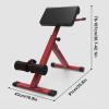 NineFit Basics Back Extension Bench Roman Chair Adjustable Back Extension Bench Multi Functional Ab Bench Leg Strength Trainer Gym Equipment for Home Gym,Loads 264lbs view 3