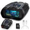 WARMTUYO 4K Night Vision Goggles for Adults, Digital Binoculars with Camera view 1