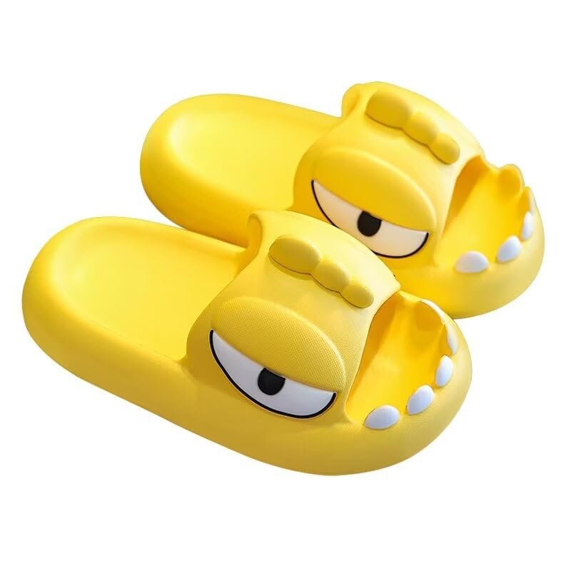 FZETVN Kids Boys Girls Cartoon Dinosaur Clogs Shoes-Kids Garden Clogs Cartoon Summer Sandals Slipper Outdoors Summer Beach Pool Slipper Yellow 240