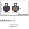 10 Pairs Bicycle Disc Brake Pads are Used/Fit for Shimano SRAM Avid Hayes Magura Company Bicycle Accessories (Color : 833) view 2