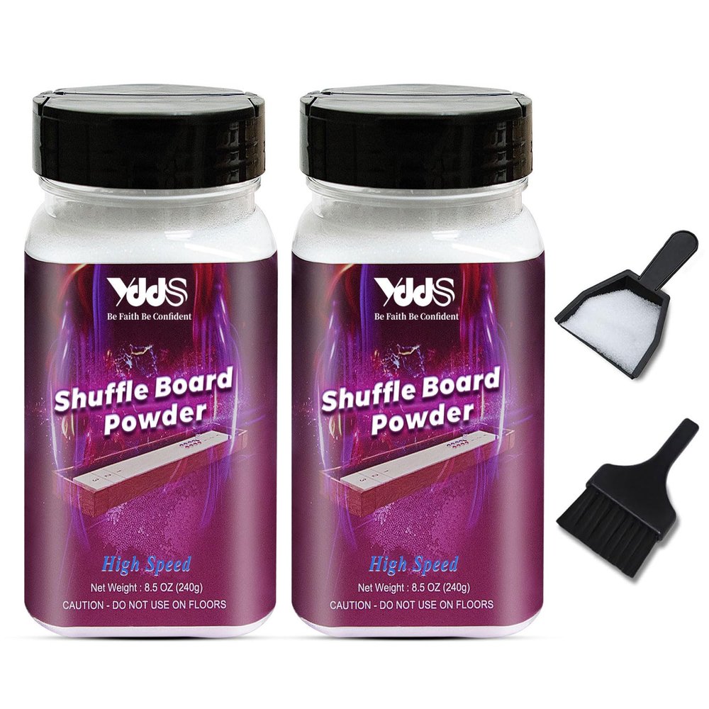 YDDS Shuffleboard Sand - Shuffleboard Wax with Mini Dustpan and Mini Brush
