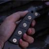 1 Pair Custom Micarta Handle Fits for Fixed Adamas 375 with 5 Sets Screws, Scales Handle Patch DIY Replacement (Color : A) view 2
