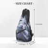 VTCTOASY Sling Bag for Women Men Crossbody Bag Small Sling Backpack Arctic Owl Chest Bag Hiking Daypack view 2