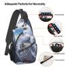 VTCTOASY Sling Bag for Women Men Crossbody Bag Small Sling Backpack Arctic Owl Chest Bag Hiking Daypack view 3