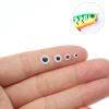 PATIKIL Glow in The Dark Fishing Lure 3D Eyes 3mm, 300Pcs Luminous Waterproof Artificial Fish Eye Fly Tying Lures Crafts Tackle Accessory for Fishing Baits DIY view 3