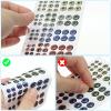 PATIKIL Glow in The Dark Fishing Lure 3D Eyes 3mm, 300Pcs Luminous Waterproof Artificial Fish Eye Fly Tying Lures Crafts Tackle Accessory for Fishing Baits DIY view 4