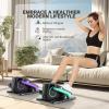 ANCHEER Under Desk Elliptical Machine - Quiet Pedal Exerciser for Seniors, Office & Home, Low-Impact Seated Leg Workout Equipment, Smart LCD Display, Remote Control(Blue) view 2