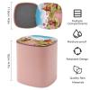 NHYDSPQ Rotate The Jewelry Box, Candy Land Jewelry Organizer,4-Layer Rotatable Jewelry Accessory Storage Tray with Lid, style view 2