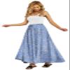 Yincro Women's Flowy Maxi Skirt Summer Pleated High Waisted Casual Long Skirts with Pockets (Blue White Flower, 2XL) view 2