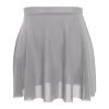 DanceDaily Women Dance Skirt Blue Soft Mesh Ballet Apparel Adult Short Skirt Semi-Opaque, Mini, Grey view 1