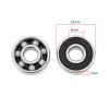 SING F LTD 8 Pcs 608-2RS 22mm Ceramic Skateboard Bearings Stainless Steel Shielded High Speed Wear Resistant for Skate Skateboard Wheel view 4