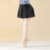 DanceDaily Women Pull on Ballet Skirt Soft Mesh Dance Skirt for Ballerinas, Dancer, Gymnastics Black view 2