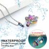 AIWENXI Sea Turtle Cremation Urn Necklace for Ashes Stainless Steel turtle Jewelry Human/Pet Ashes Necklaces Pendant keepsake Memorial Locket for Women Men Gifts view 4
