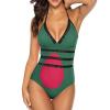 Adugen Origei One-Piece Swimsuit Women Bangladesh Flag Sexy Bathing Suits Beach Bikini S view 1
