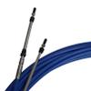 Nakkaa Marine 3300/33C Throttle Shift Control Cable Compatible with Outboard Engine Boat Motor Steering System Blue 8FT 15FT 18FT 24FT 30FT (30ft,2pcs) view 3
