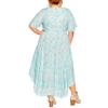 City Chic Women's Plus Size Spirited Floral Maxi Dress view 2