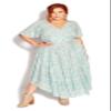 City Chic Women's Plus Size Spirited Floral Maxi Dress view 3