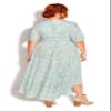 City Chic Women's Plus Size Spirited Floral Maxi Dress view 4