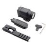 Tactical Weapon Flashlight for AK47 AK74 AK-SD, 700 Lumens, White Light, LED Flashlight, with Lower Hanging Rail, with Pressure Switch, Constant/Momentary/Strobe Modes, Fit 20mm Rail, Black view 1