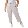 32 Degrees Yoga Pants - Capri for Women - Outdoor Pants with Drawstring (Cream, XL), X-Large view 4