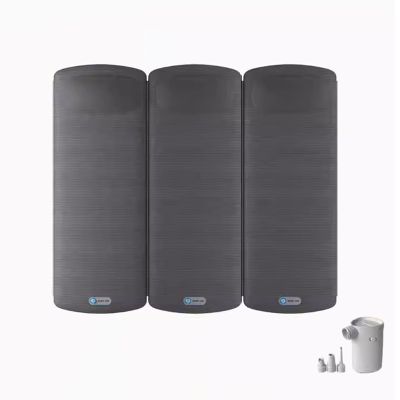 Self Inflating Sleeping Pad for Camping Wireless Core Flash Charging 4.7'' Thick Ultralight Inflatable Sleeping Mat Built-in Air Pillow Portable Inflatable Camping Mattress Pad for Hiking , Triple
