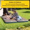 Self Inflating Sleeping Pad for Camping Wireless Core Flash Charging 4.7'' Thick Ultralight Inflatable Sleeping Mat Built-in Air Pillow Portable Inflatable Camping Mattress Pad for Hiking , Triple view 2