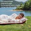 Walkervo Self Inflating Sleeping Pad for Camping Waterproof Inflatable Camping Mat Built-in Air Pillow Lightweight Inflatable Camping Mattress Pad for Car Camping Backpacking Hiking Camping Mat,Beige view 3