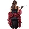 Vijiv Flapper Boa Costume - 6.3ft Gatsby Organza Boas Wedding Shawl Wraps 1920s Accessories for Women Evening Dresses Bridal view 4