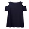 Womens Casual Cold Shoulder V Neck Short Sleeve Floral Print A-Line Midi Sundress Summer Beach Loose Stretchy Dresses view 4