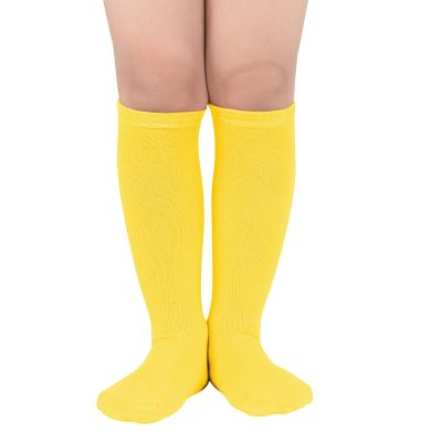 American Trends Yellow Baseball Knee High Socks Toddler Soccer Football Boys Softball Socks for Girls 1-3T 2t-3t