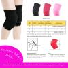 Anti slip sponge, soft and breathable men's, women's, girls', and children's red knee pads suitable for sports scenes such as volleyball, football, dance, yoga, wrestling, running, cycling, etc (red, Small) view 3