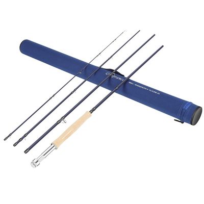 Raprance 4wt Fly Fishing Rod with Tube, 4-Sections, Medium Fast Action Freshwater Fly Rod, IM8 Carbon Fiber