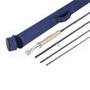 Raprance 4wt Fly Fishing Rod with Tube, 4-Sections, Medium Fast Action Freshwater Fly Rod, IM8 Carbon Fiber view 2