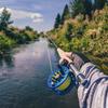 Raprance 4wt Fly Fishing Rod with Tube, 4-Sections, Medium Fast Action Freshwater Fly Rod, IM8 Carbon Fiber view 3