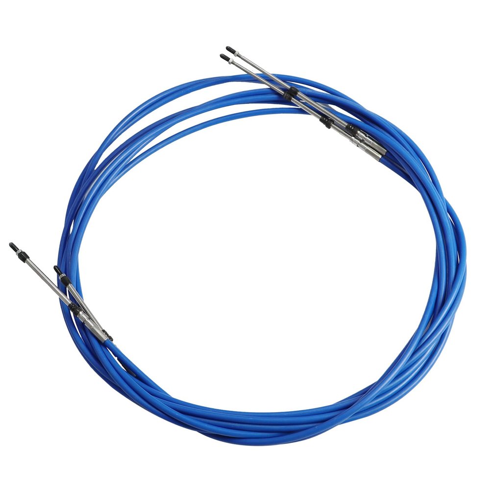 Jecoupoon 3300/33C Marine Throttle Shift Remote Control Box Cable for Outboard Engine Boat Motor Steering System 8FT 13FT 15FT 20FT 30FT (18FT,2PCS)