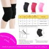 Anti slip sponge, soft and breathable men's, women's, girls', and children's pink knee pads suitable for sports scenes such as volleyball, football, dance, yoga, wrestling, running, cycling, etc (Pink, Medium) view 3