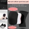 Anti slip sponge, soft and breathable men's, women's, girls', and children's pink knee pads suitable for sports scenes such as volleyball, football, dance, yoga, wrestling, running, cycling, etc (Pink, Large) view 3