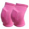 Anti slip sponge, soft and breathable men's, women's, girls', and children's pink knee pads suitable for sports scenes such as volleyball, football, dance, yoga, wrestling, running, cycling, etc (Pink, Small) view 1