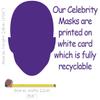 Natalia Panzarella (Pout) Celebrity Mask, Flat Card Face, Fancy Dress Mask view 2