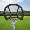 AIR Tight inflatable golf simulator tent enclosure screen ball marking template 11.48 * 9.84 * 9.84 ft, for launch monitor home smart Portable full indoor cage view 1